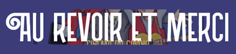Merci et aurevoir
